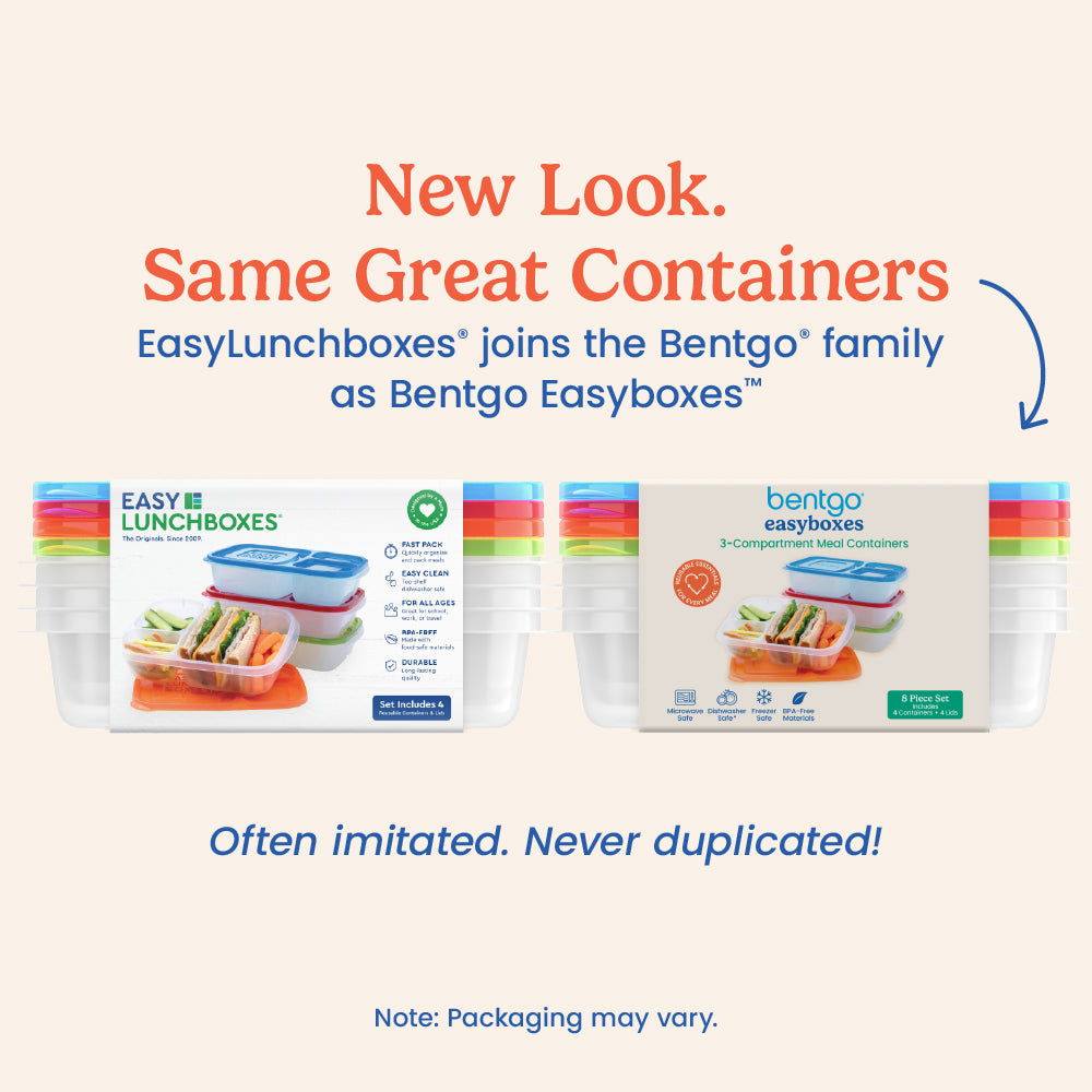 Bentgo Easyboxes 3-Compartment Food Containers 8-Piece Set - Image 5