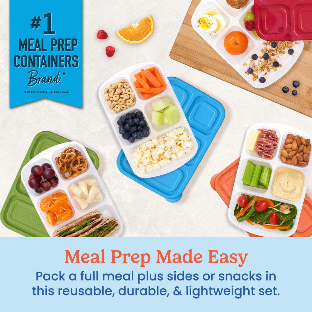 Bentgo Easyboxes 5-Compartment Food Containers 8-Piece Set - Image 2