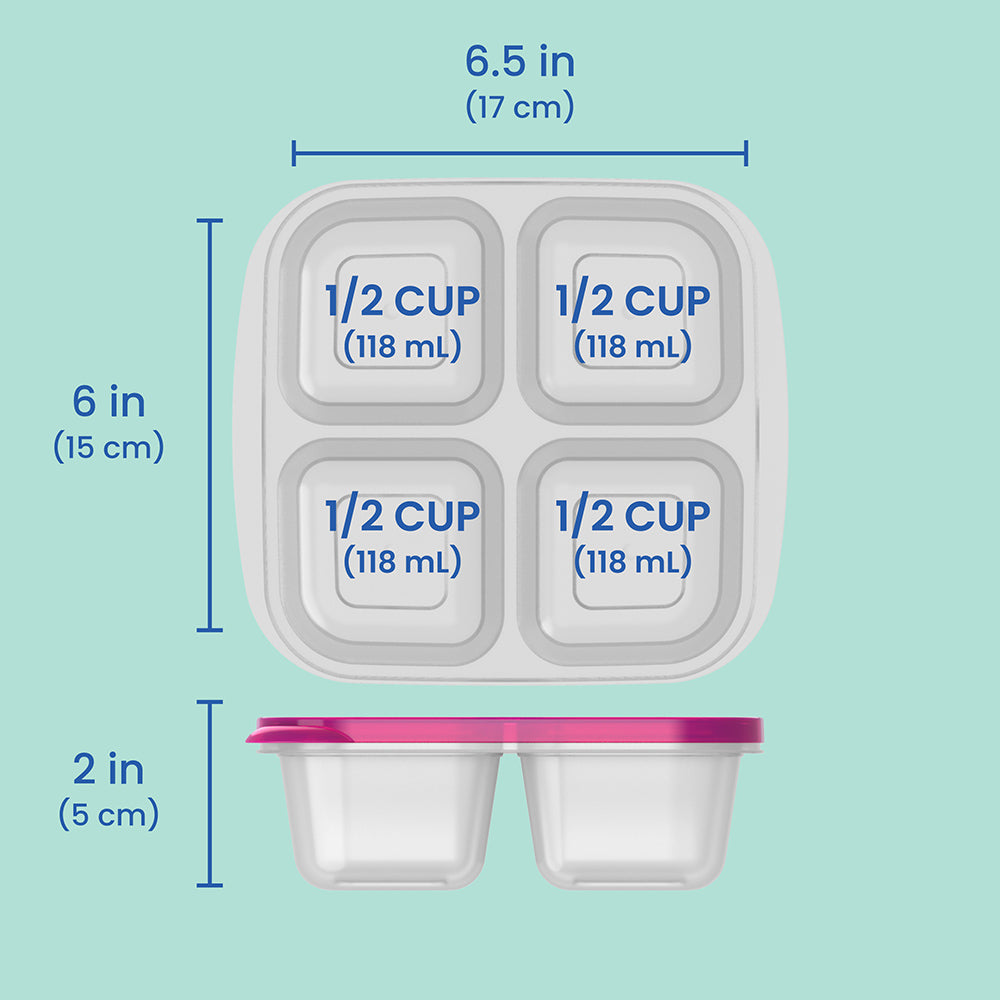 Bentgo Easyboxes 4-Compartment Snack Containers 8-Piece Set - Image 17