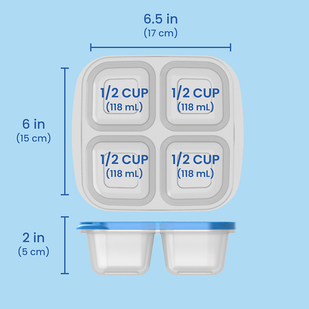 Bentgo Easyboxes 4-Compartment Snack Containers 8-Piece Set - Image 8