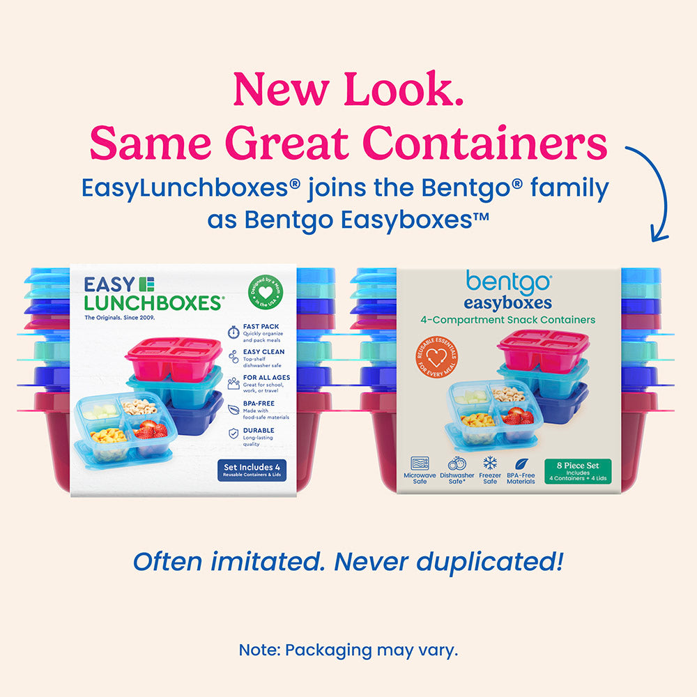 Bentgo Easyboxes 4-Compartment Snack Containers 8-Piece Set - Image 23
