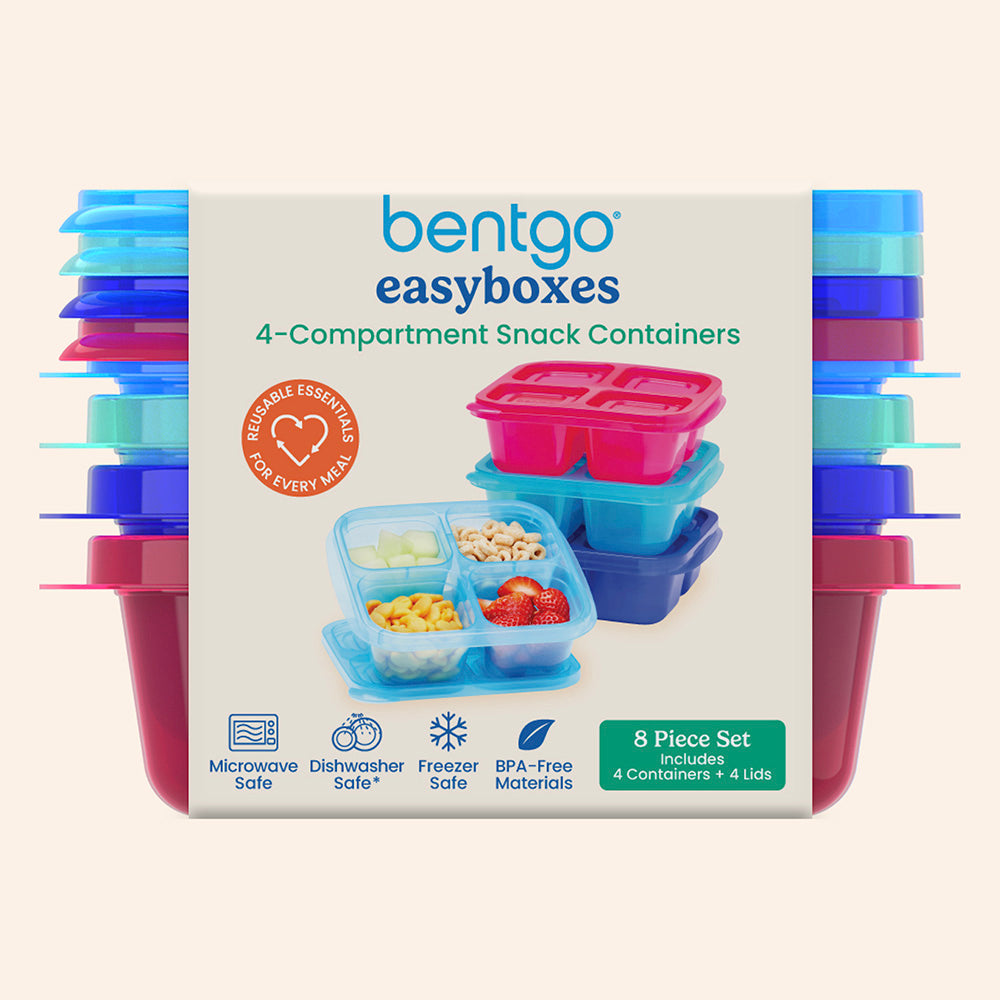 Bentgo Easyboxes 4-Compartment Snack Containers 8-Piece Set - Image 27