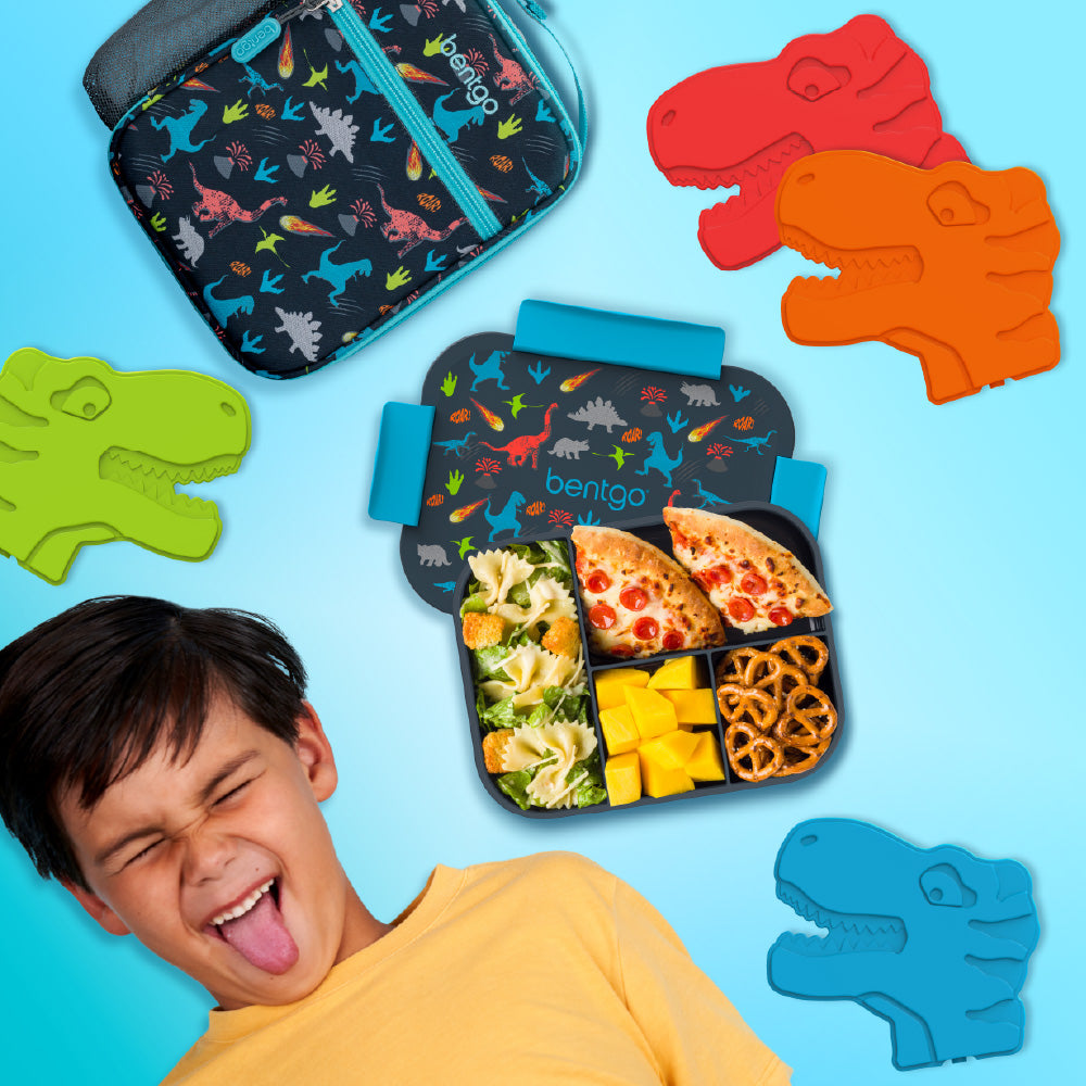 Bentgo Kids Snap & Go Lunch Box. Insulated Lunch Tote. & Ice Packs - Image 4