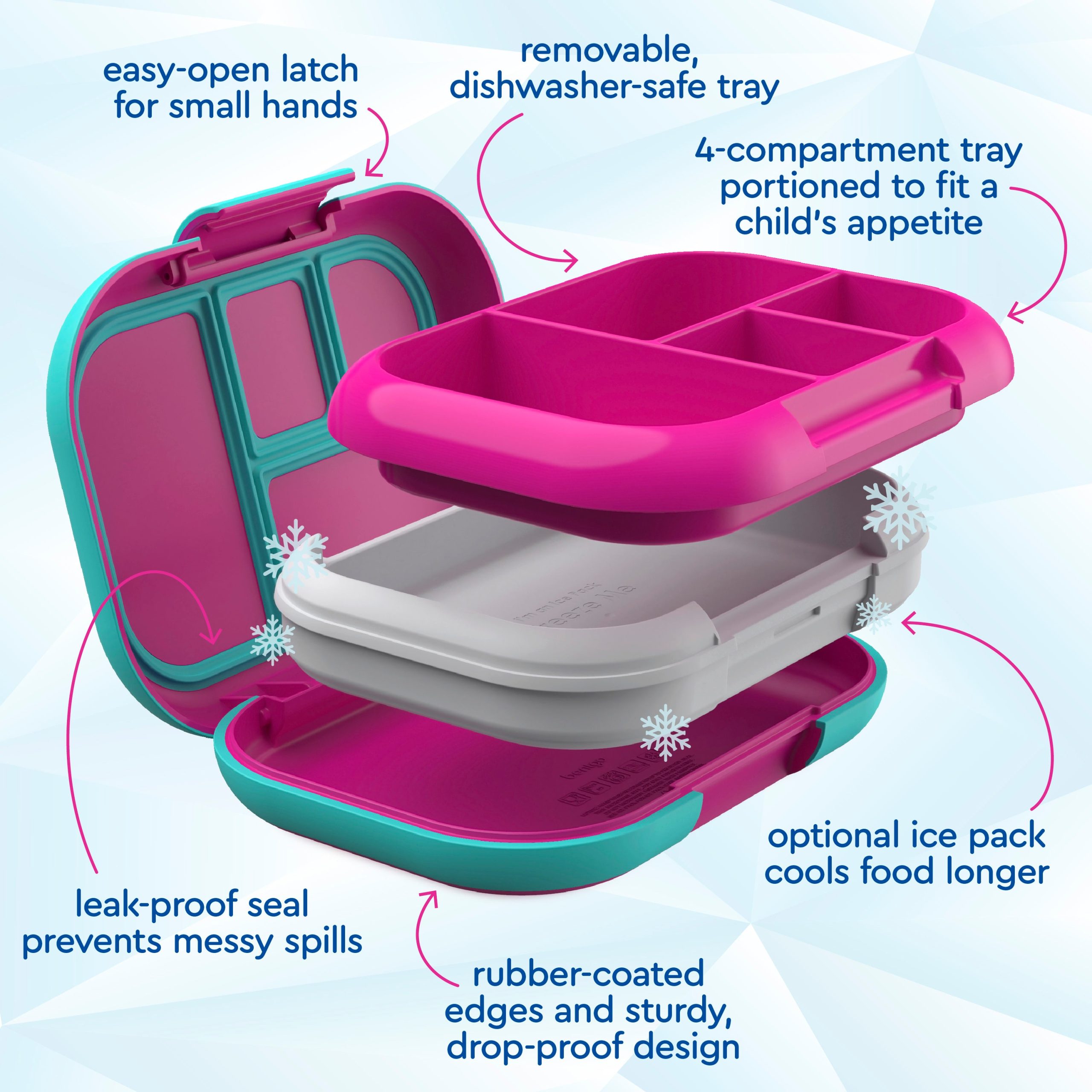 Bentgo Chill Kids Lunch Box (2-Pack) - Image 15