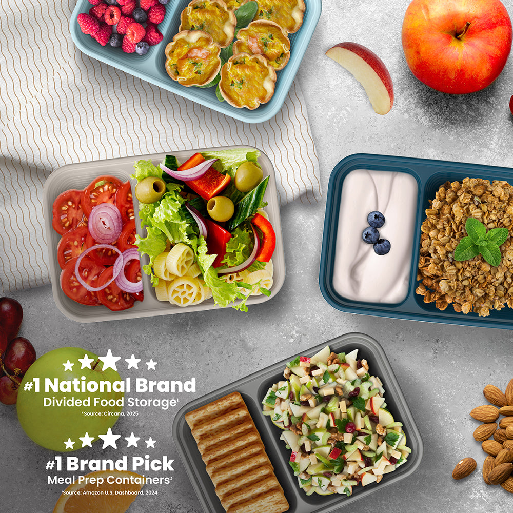 Bentgo Prep 2-Compartment Snack Containers (20-Piece) - Image 18