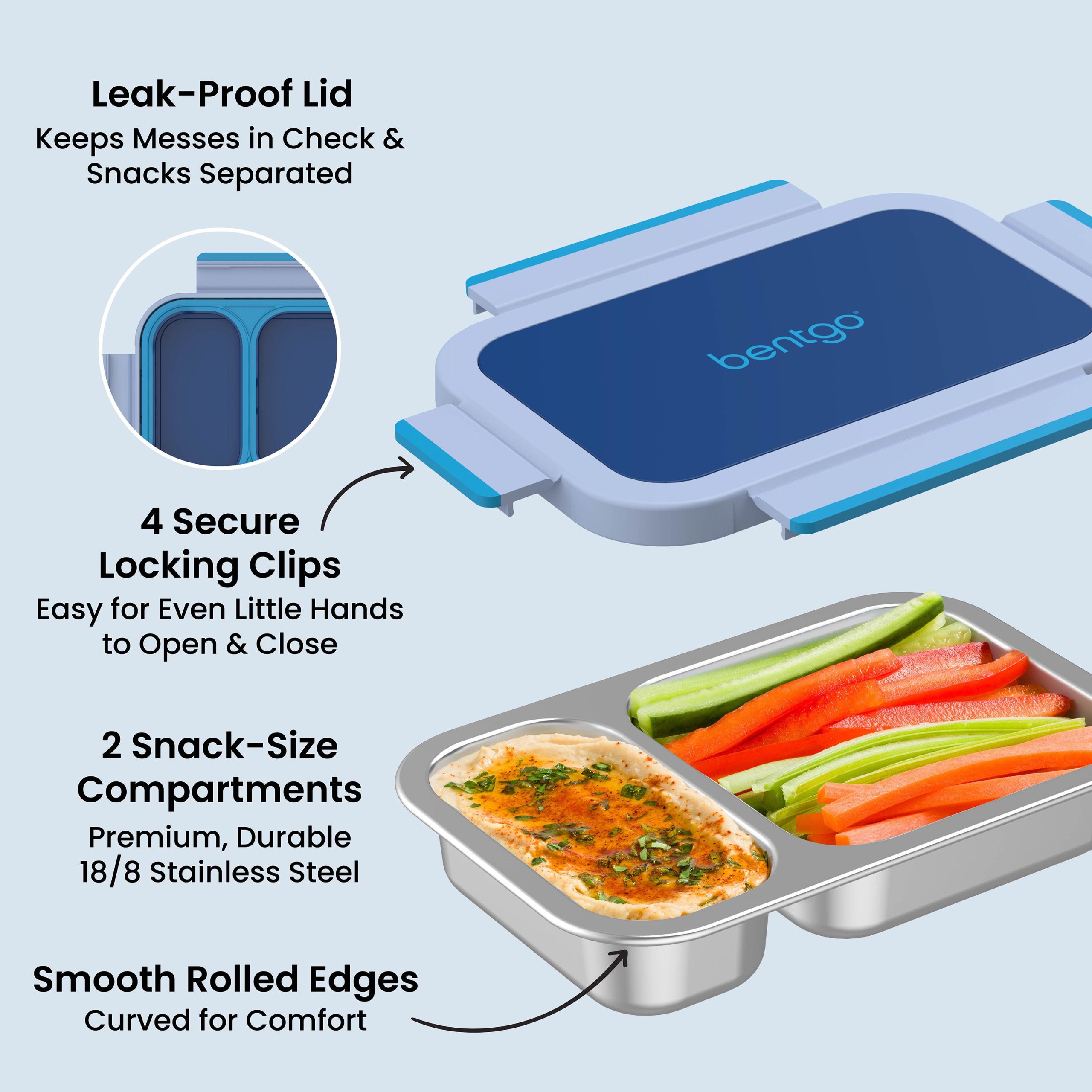 Bentgo Stainless Steel Snack Box - Image 29